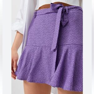Love for Humanity Purple Polka Dot‎ Skort